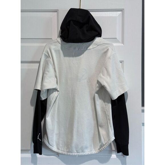 Nike Air Jordan Flight MVP Baseball "Sail" Stitched Hoodie Jersey Men's Small - Picture 12 of 14